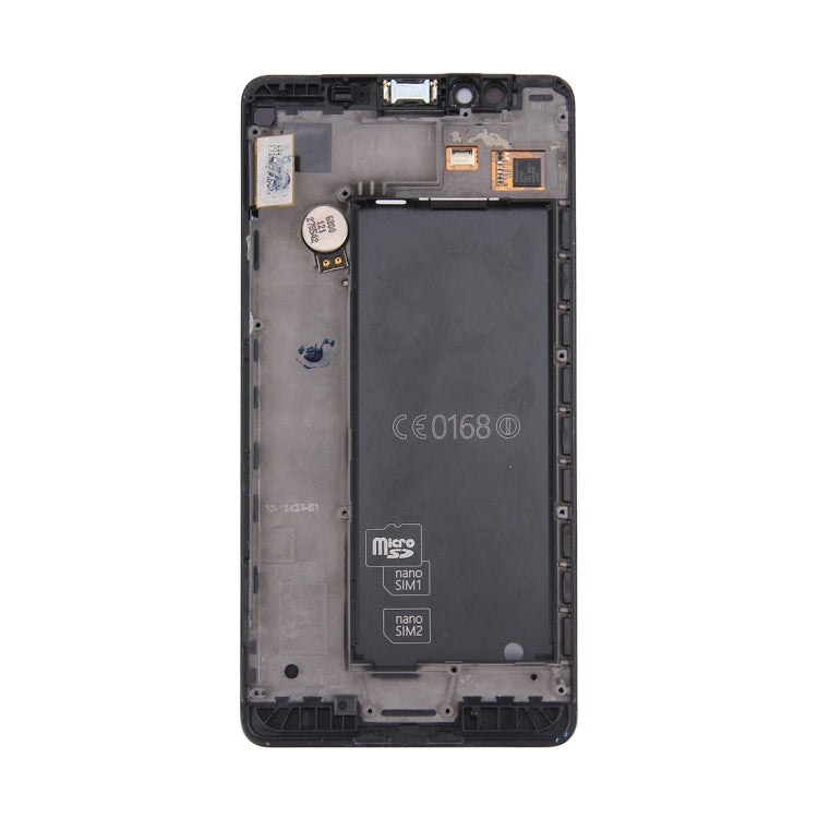 LCD Screen and Digitizer Full Assembly with Frame For Microsoft Lumia 950 , For Lumia 950 with Frame Black