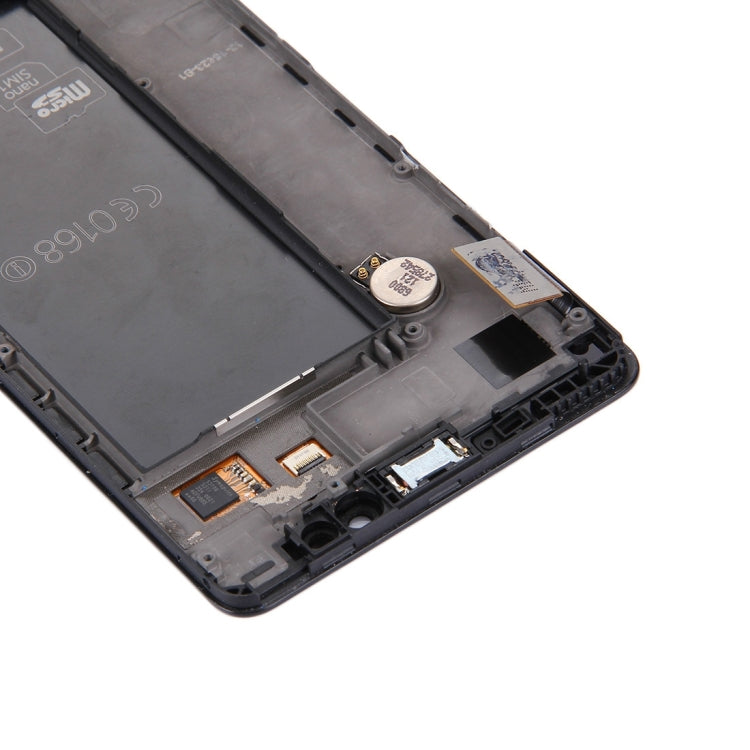LCD Screen and Digitizer Full Assembly with Frame For Microsoft Lumia 950 , For Lumia 950 with Frame Black