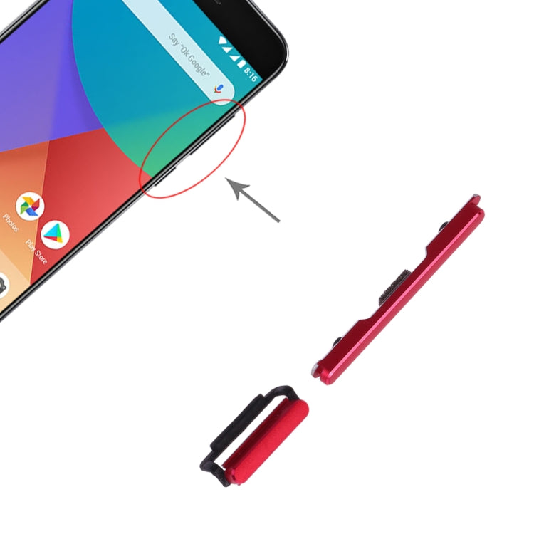 Power Button and Volume Control Button for Xiaomi Mi 5X / A1, For Xiaomi Mi 5X / A1