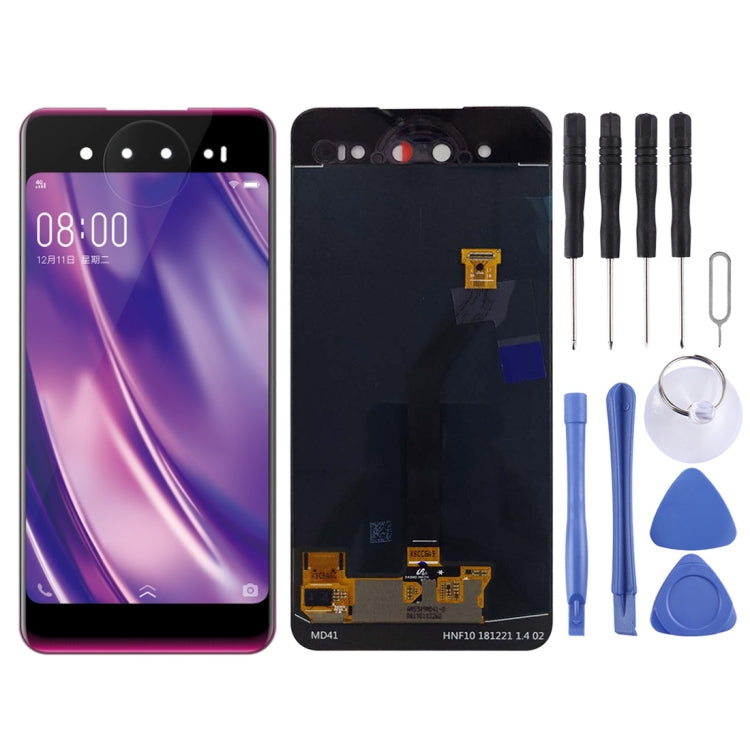 Back LCD Screen and Digitizer Full Assembly for Vivo NEX Dual Display, For Vivo NEX Dual Display(Original) red, For Vivo NEX Dual Display (Back Screen)