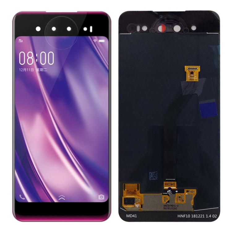 Back LCD Screen and Digitizer Full Assembly for Vivo NEX Dual Display, For Vivo NEX Dual Display(Original) red, For Vivo NEX Dual Display (Back Screen)