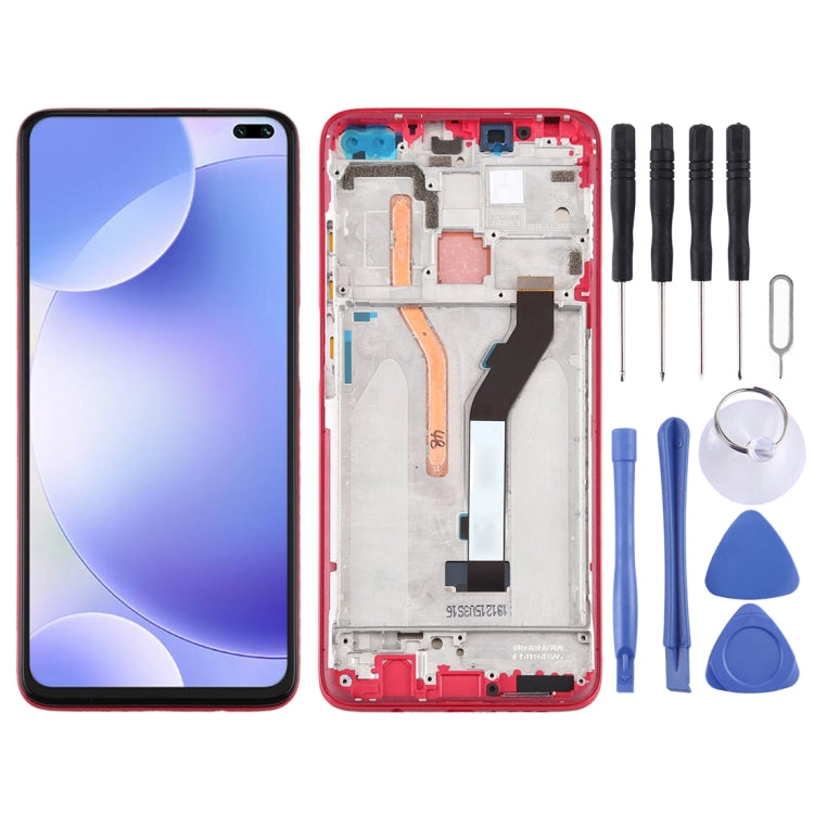 LCD Screen and Digitizer Full Assembly with Frame for Xiaomi Redmi K30, 4G Version, For Redmi K30 5G