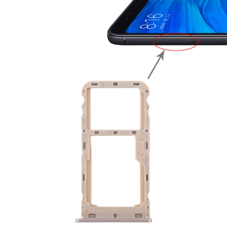 2 SIM Card Tray / Micro SD Card Tray for Xiaomi Redmi 5, For Redmi 5, For Xiaomi Redmi 5