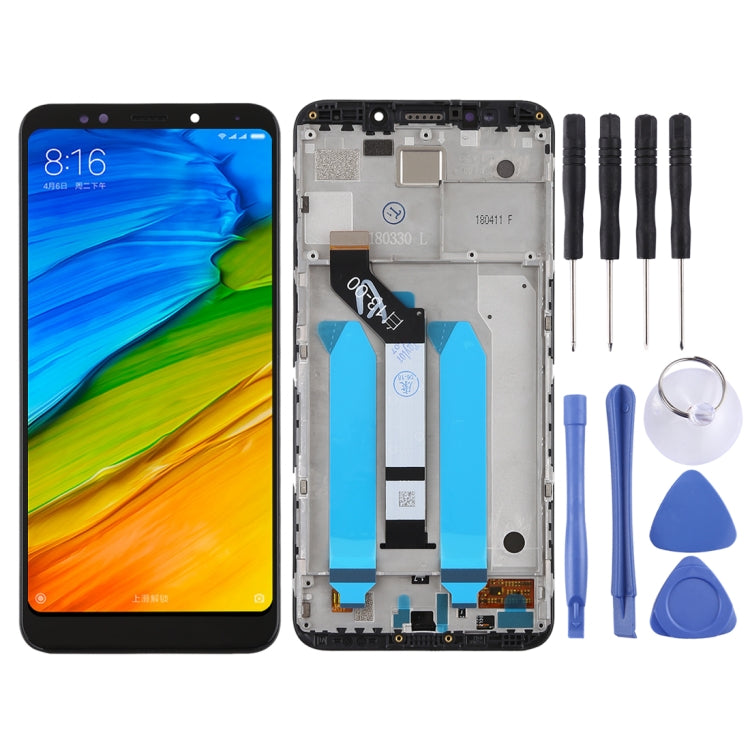 LCD Screen and Digitizer Full Assembly with Frame for Xiaomi Redmi 5 Plus, Redmi 5 Plus