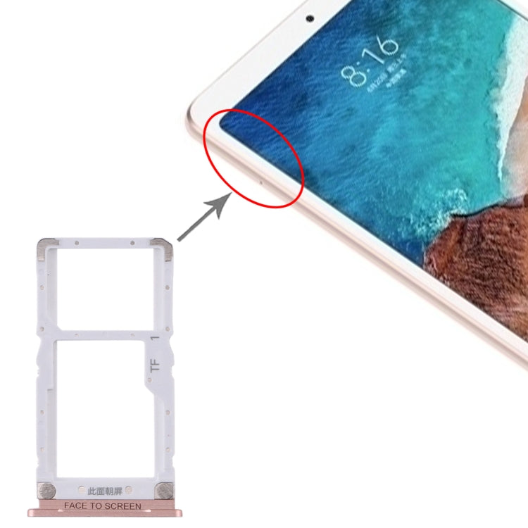 SIM Card Tray + Micro SD Card Tray for Xiaomi Mi Pad 4, For Xiaomi Mi Pad 4