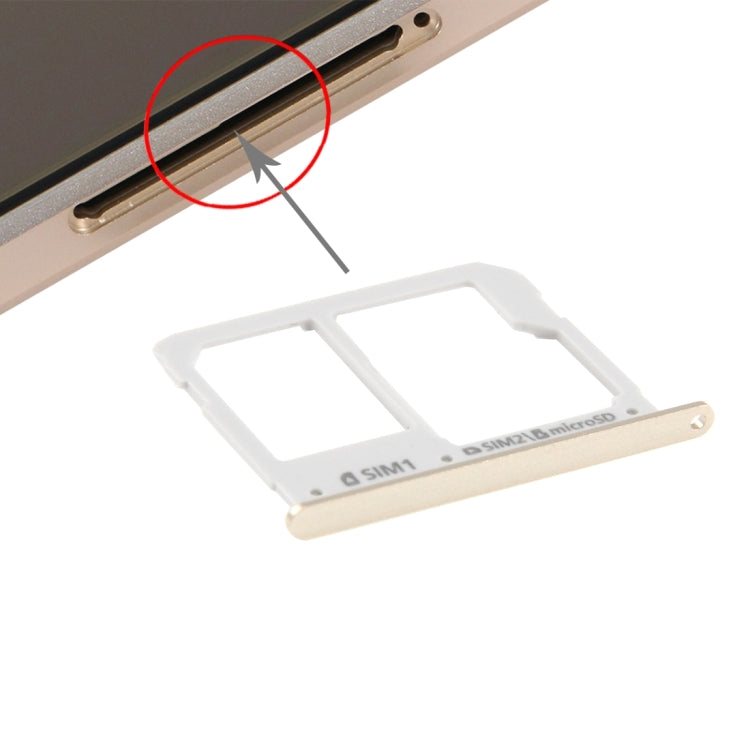 For A3(2016) / A3100 & A5(2016) / A5100 & A7(2016) / A7100 SIM Card Tray and Micro SD Card Tray, For Samsung Galaxy A3(2016) / A3100 & A5(2016) / A5100 & A7(2016) / A7100