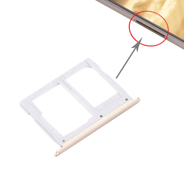 For Galaxy C5 / C5000 SIM Card Tray + Micro SD / SIM Card Tray, For Galaxy C5