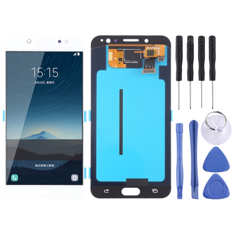 LCD Screen and Digitizer Full Assembly (OLED Material ) for Galaxy C8, C710F/DS, C7100, For Samsung Galaxy C8 (OLED)