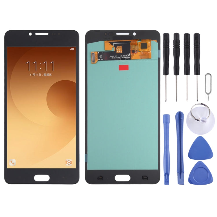 OLED Material LCD Screen and Digitizer Full Assembly for Samsung Galaxy C9 Pro SM-C9000/C900, For Samsung Galaxy C9 Pro(OLED)