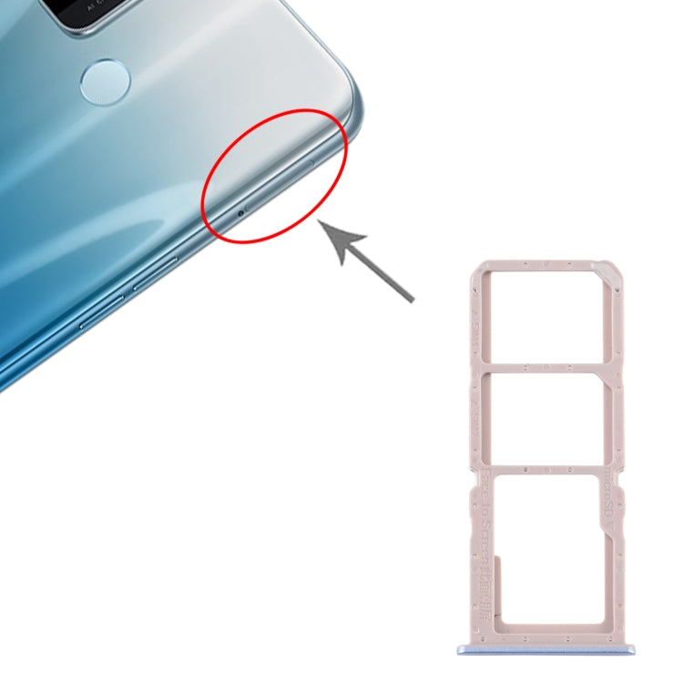 For OPPO A32 / A53 4G / A33 2020 / A53s / A11s PDVM00  SIM Card Tray + SIM Card Tray + Micro SD Card Tray, For OPPO A32 / A53 4G / A33 2020 / A53s / A11s