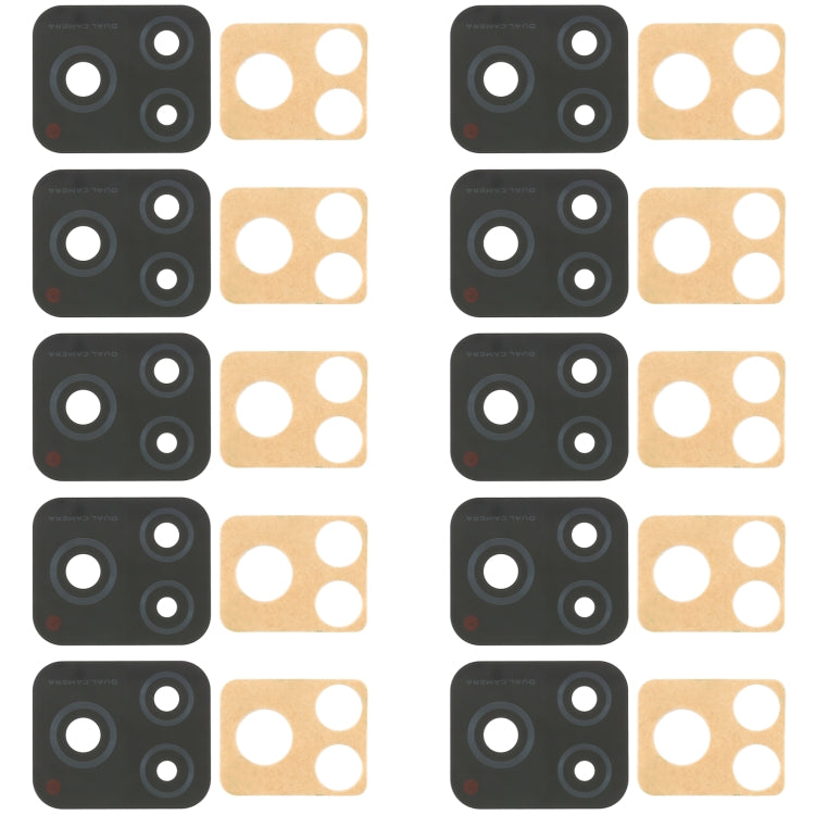 For Vivo Y31s 5G V2054A 10pcs Back Camera Lens, For Vivo Y31s 5G