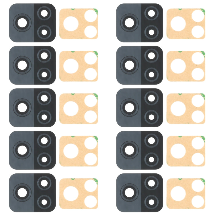 For Vivo iQOO U3 V2061A 10pcs Back Camera Lens, For Vivo iQOO U3