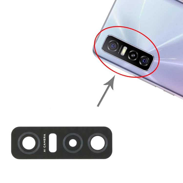 For Vivo Y73s / S7e 5G V2031A 10pcs Back Camera Lens, For Vivo Y73s