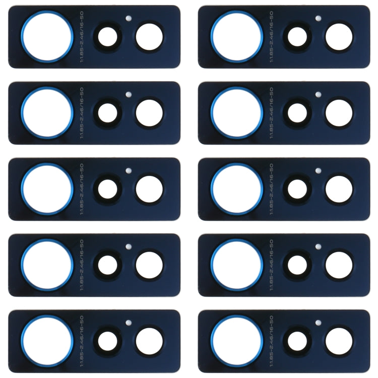 For Vivo iQOO 5 5G 10pcs Back Camera Lens, For Vivo iQOO 5 5G
