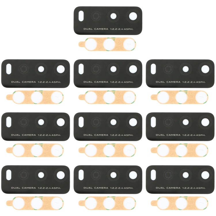 For Vivo Y11s / Y30 Standard / Y30G / Y12s / Y12a / Y12s 2021 10pcs Back Camera Lens, For Vivo Y11s/ Y30 Standard / Y30G / Y12s / Y12a / Y12s 2021