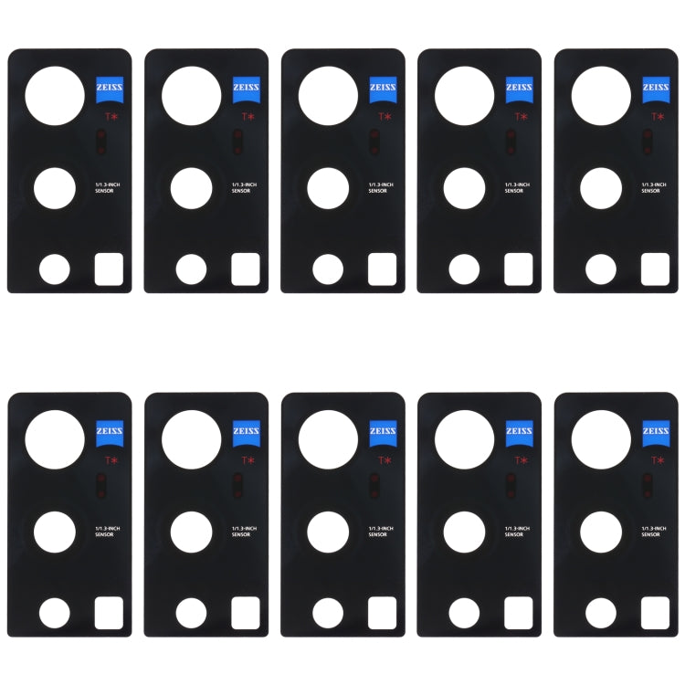 For Vivo X60 Pro+ V2056A 10pcs Back Camera Lens, For Vivo X60 Pro+