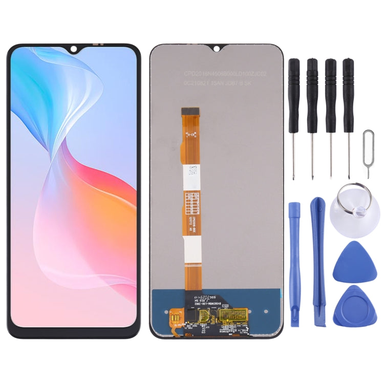 LCD Screen and Digitizer Full Assembly for Vivo Y21s / Y21 / Y21a / Y21e / Y21T / Y21G / Y33e / Y33s 5G / Y32 / Y01 / Y02s / Y16 V2111 V2110, For Vivo Y21s / Y21