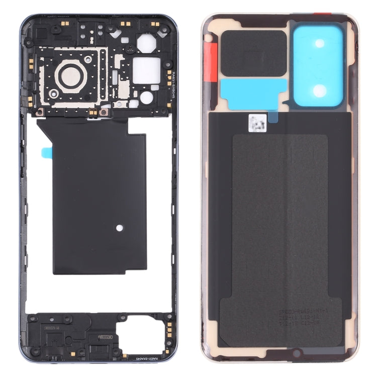 For OPPO Realme GT RMX2202 Middle Frame Bezel Plate + Battery Back Cover, For OPPO Realme GT