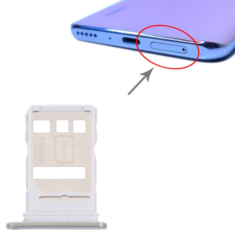 SIM Card Tray + SIM/NM Card Tray for Huawei Y9a, For Huawei Y9a