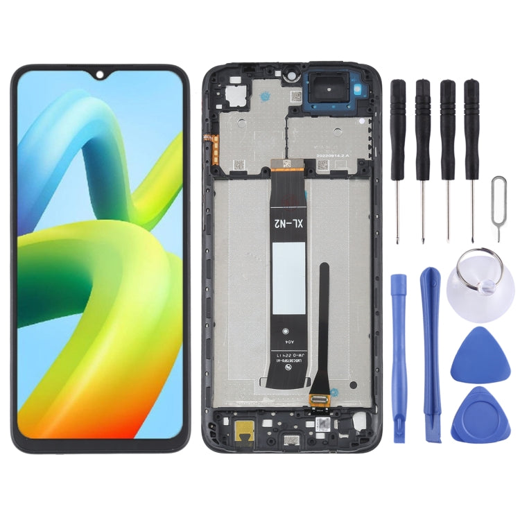 Original LCD Screen For Xiaomi Redmi A1 / A1+ Digitizer Full Assembly with Frame, For Xiaomi Redmi A1 / A1+ / A2 / A2+ (Original)
