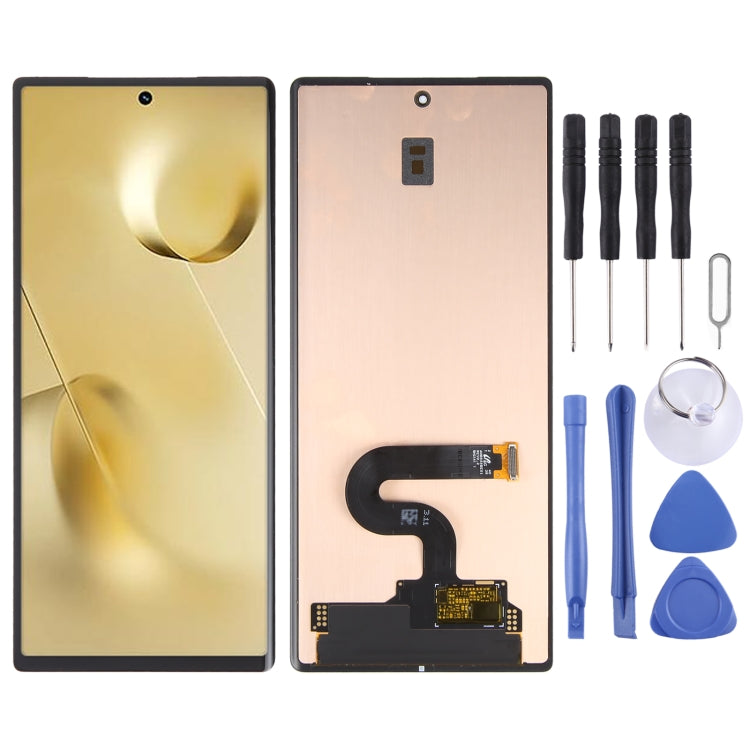 Original AMOLED Material LCD Secondary Screen for Xiaomi Mi Mix Fold 2 With Digitizer Full Assembly, For Xiaomi Mi Mix Fold 2 (Original Secondary Screen)