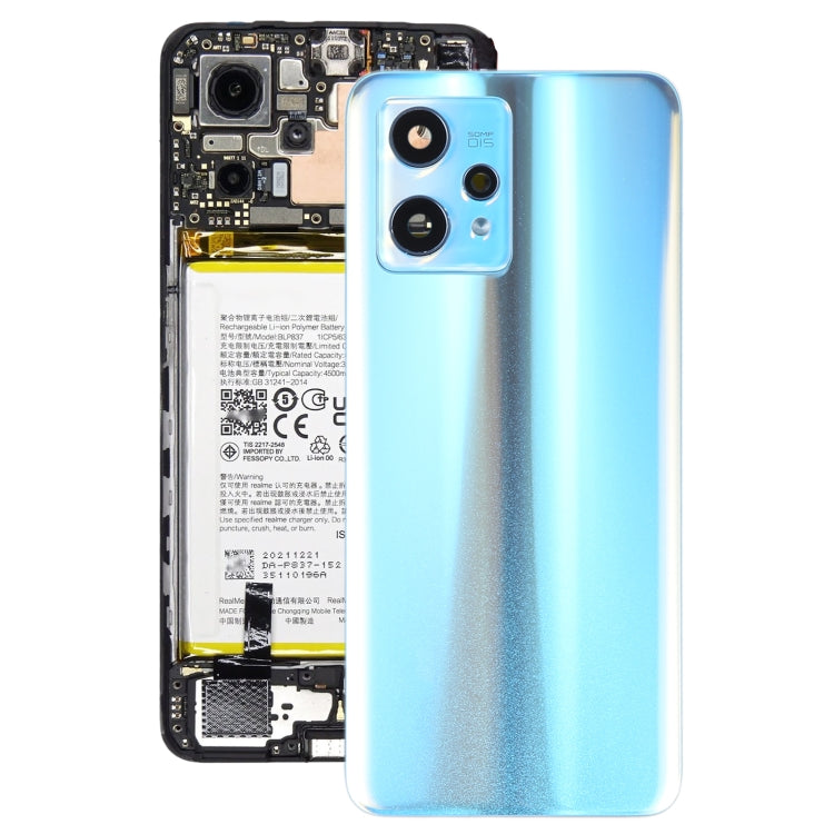 For Realme 9 Pro+ Original Battery Back Cover with Camera Lens Cover, For Realme 9 Pro+ (Original), For Realme 9 Pro+ (Original with Lens Cover)