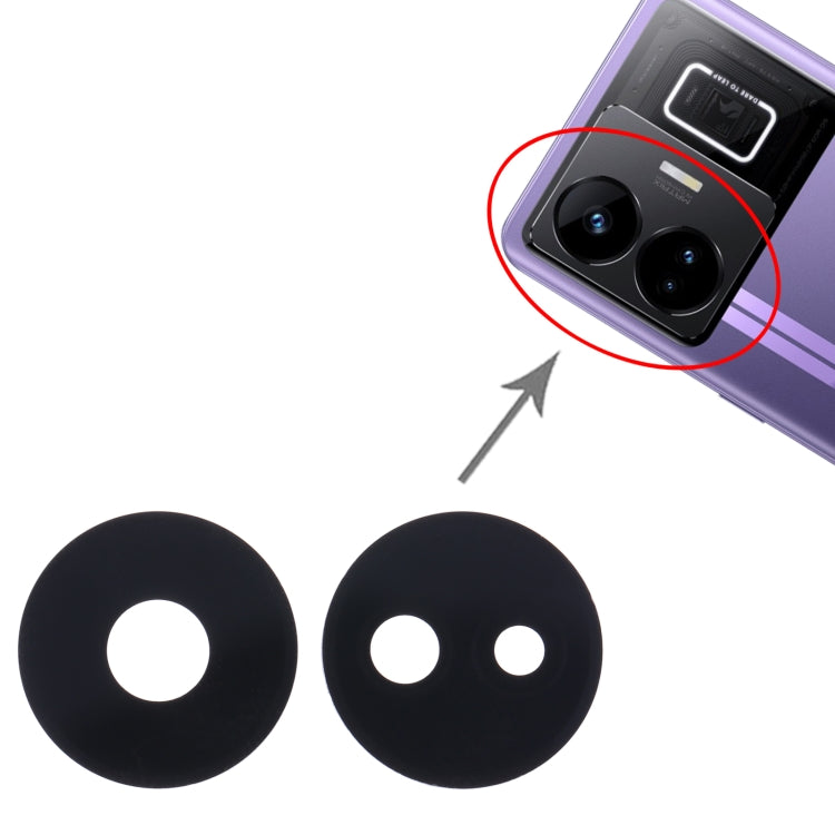 10 PCS Back Camera Lens for Realme GT Neo 5, For Realme GT Neo 5