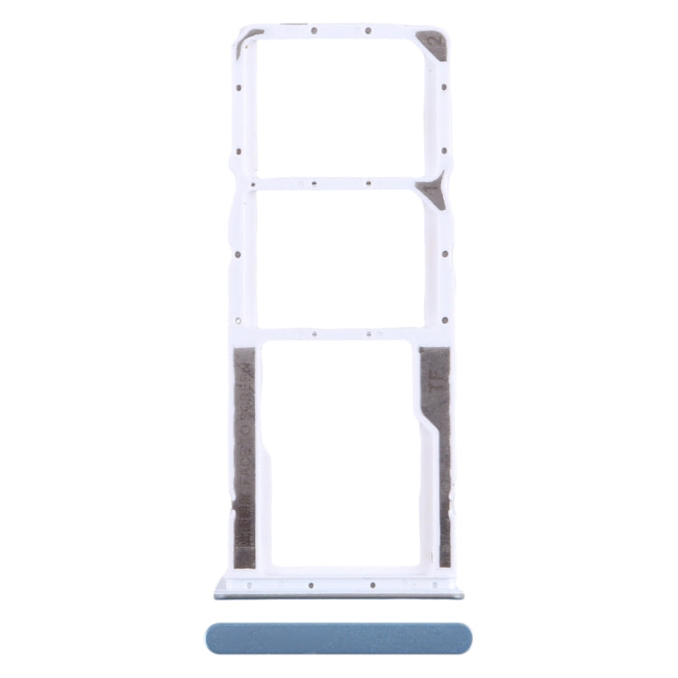 For Xiaomi Poco M4 Pro SIM Card Tray + SIM Card Tray + Micro SD Card Tray, For Xiaomi Poco M4 Pro(Baby Blue), For Xiaomi Poco M4 Pro