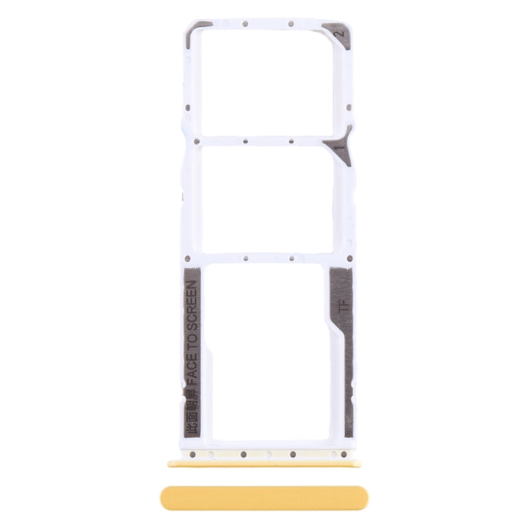 For Xiaomi Poco M4 Pro SIM Card Tray + SIM Card Tray + Micro SD Card Tray, For Xiaomi Poco M4 Pro(Baby Blue), For Xiaomi Poco M4 Pro