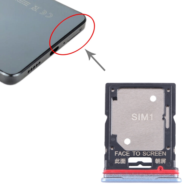 For Xiaomi Poco X4 GT SIM Card Tray + SIM Card Tray / Micro SD Card Tray, For Xiaomi Poco X4 GT