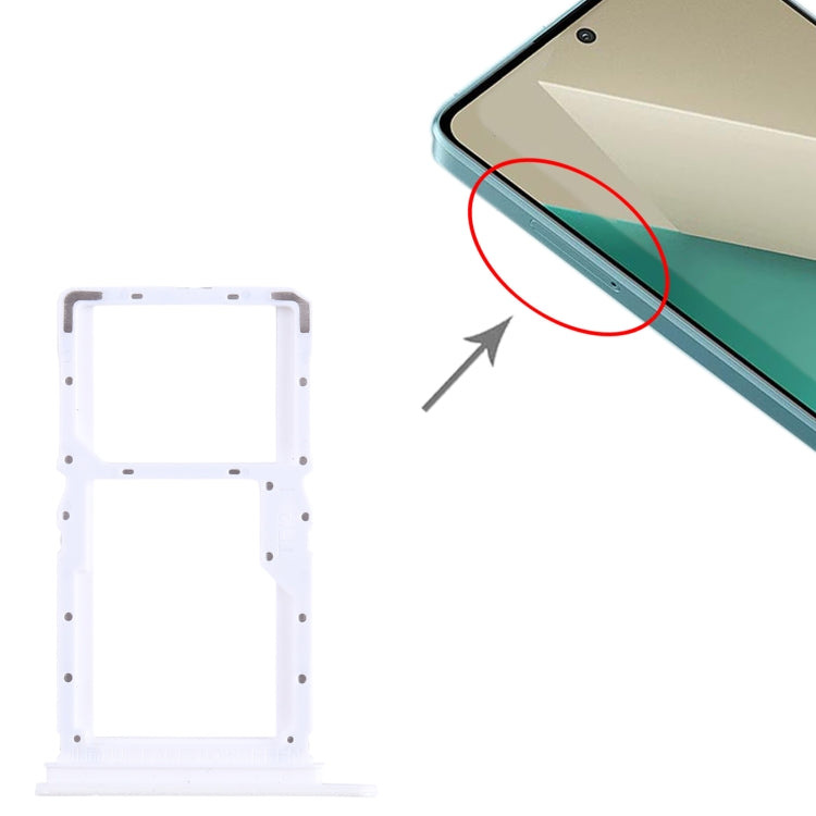 For Xiaomi Note 13 SIM Card Tray + SIM / Micro SD Card Tray, For Xiaomi Note 13