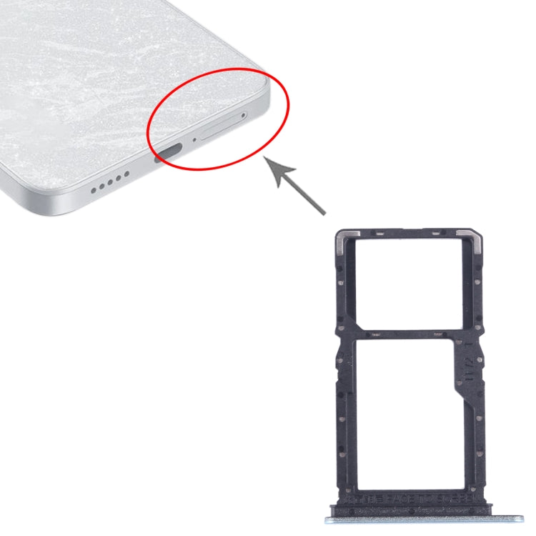 For Xiaomi Redmi Note 13 5G SIM Card Tray + SIM / Micro SD Card Tray, For Xiaomi Redmi Note 13 5G