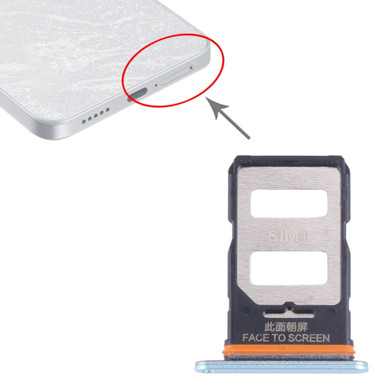For Xiaomi Redmi Note 13 Pro 5G SIM Card Tray + SIM / Micro SD Card Tray, For Xiaomi Redmi Note 13 Pro 5G