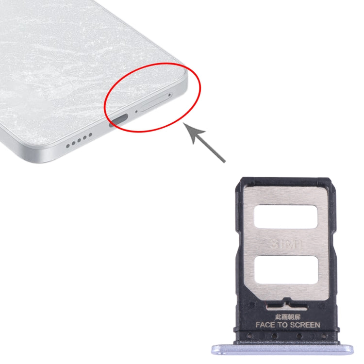 For Xiaomi Redmi Note 13 Pro+ SIM Card Tray + SIM Card Tray, For Xiaomi Redmi Note 13 Pro+