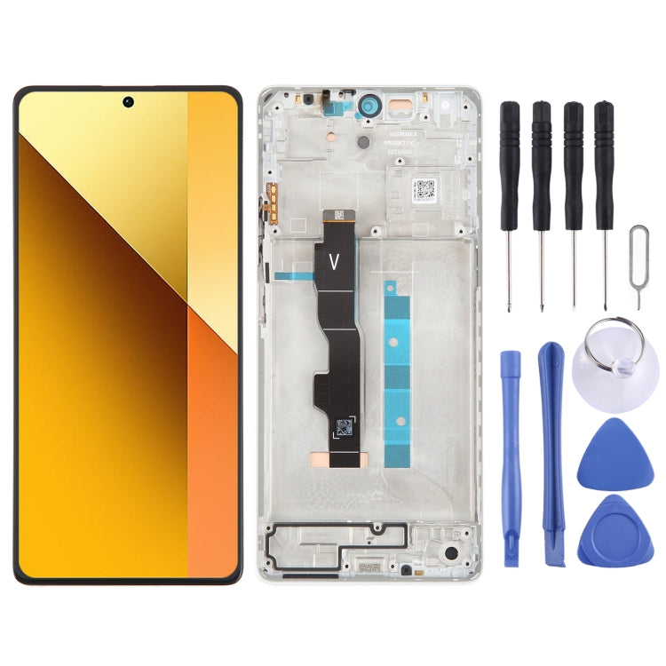 For Xiaomi Redmi Note 13 5G Original AMOLED Material LCD Screen Digitizer Full Assembly with Frame, For Xiaomi Redmi Note 13 5G(Original)