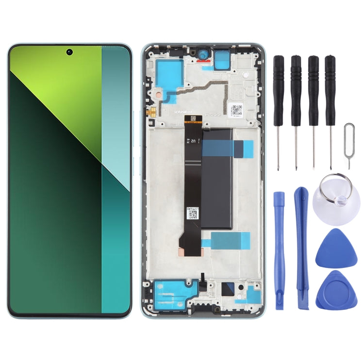 For Xiaomi Redmi Note 13 Pro 5G Original AMOLED Material LCD Screen Digitizer Full Assembly with Frame, For Xiaomi Redmi Note 13 Pro 5G(Original)