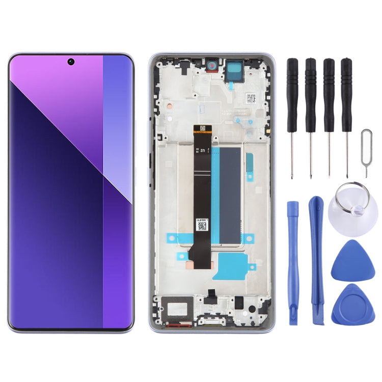 For Xiaomi Redmi Note 13 Pro+ Original AMOLED Material LCD Screen Digitizer Full Assembly with Frame, For Xiaomi Redmi Note 13 Pro+(Original)