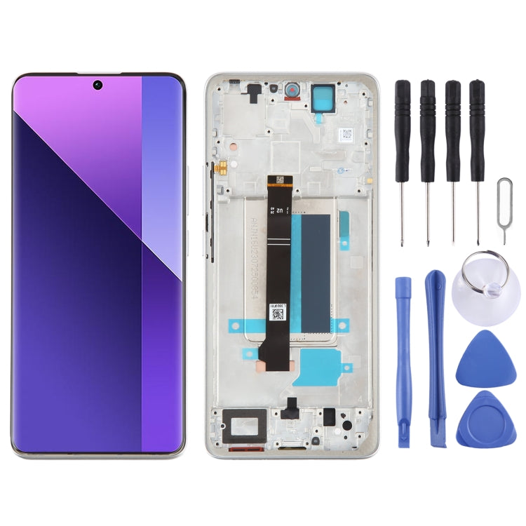 For Xiaomi Redmi Note 13 Pro+ Original AMOLED Material LCD Screen Digitizer Full Assembly with Frame, For Xiaomi Redmi Note 13 Pro+(Original)