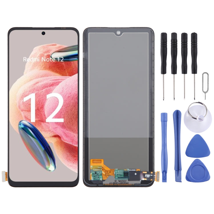 For Xiaomi Redmi Note 12 4G TFT LCD Screen with Digitizer Full Assembly, Not Supporting Fingerprint Identification, For Xiaomi Redmi Note 12 4G (TFT)