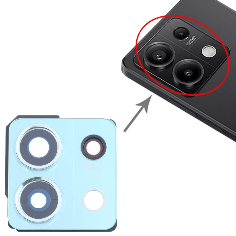 For Xiaomi Redmi Note 13 5G Back Camera Lens Frame, For Xiaomi Redmi Note 13 5G