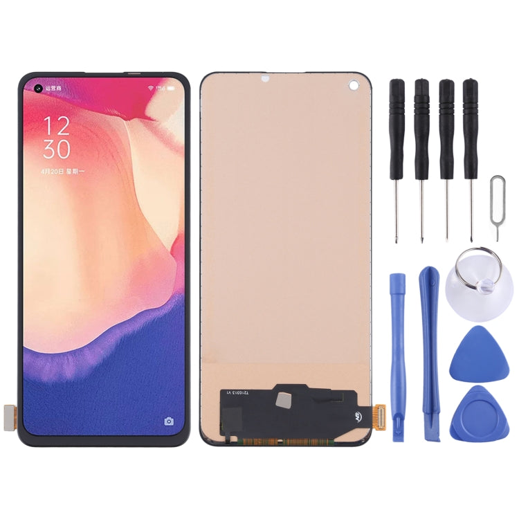TFT Material LCD Screen and Digitizer Full Assembly for OPPO Reno4 SE / Realme V15 5G / Realme 7 Pro / Realme X7 / Realme 8 Pro / Realme 8 4G /  Realme Q2 Pro RMX3085, RMX2173, PEAT00, PEAM00, RMX2170, RMX3081, For OPPO Reno4 SE(TFT)