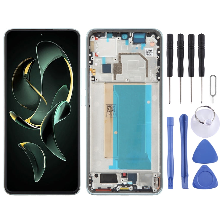 For Xiaomi 13T Original AMOLED Material LCD Screen Digitizer Full Assembly with Frame, For Xiaomi 13T(Original), For Xiaomi 13T (Original)