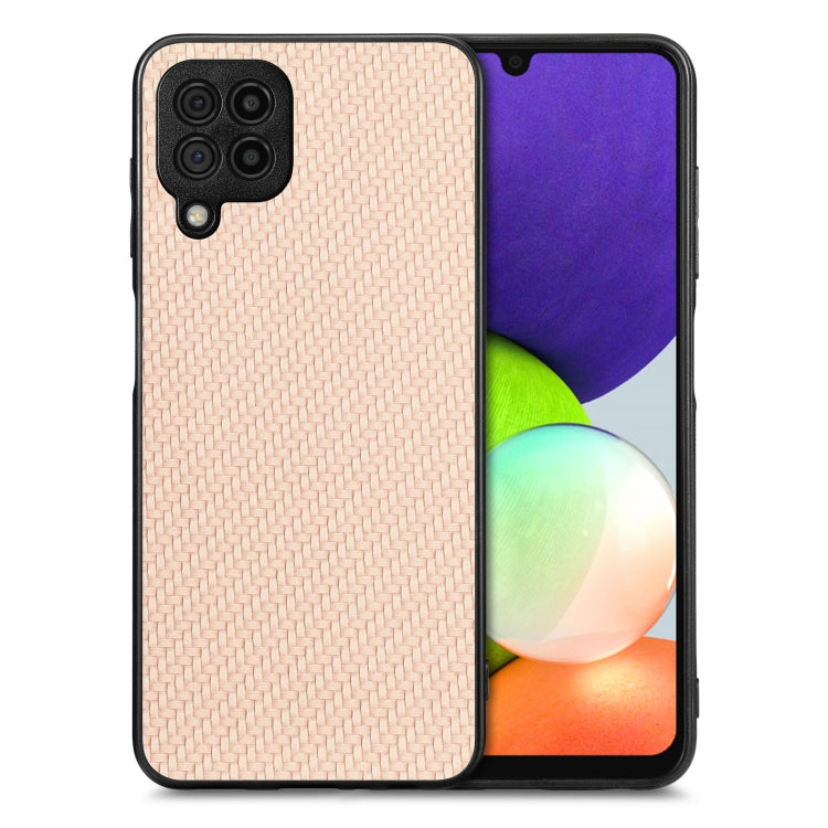 Carbon Fiber Texture Leather Back Cover Phone Case