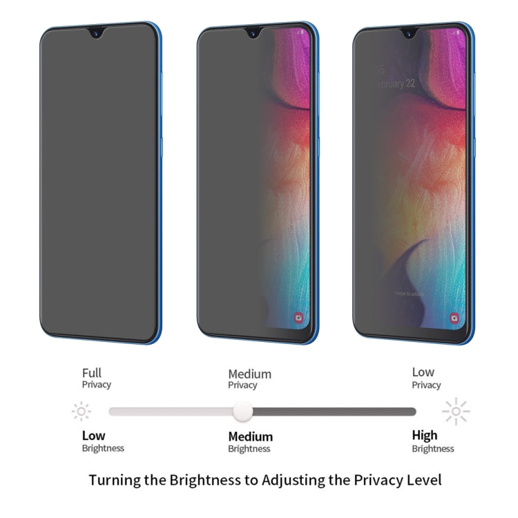 ENKAY Hat-Prince 0.26mm 9H 2.5D Privacy Anti-glare Tempered Glass Film for Samsung Galaxy A10 / A20, Galaxy A10