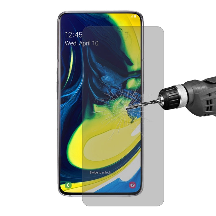ENKAY Hat-Prince 0.26mm 9H 2.5D Privacy Anti-glare Tempered Glass Film for Samsung Galaxy A80, Galaxy A80