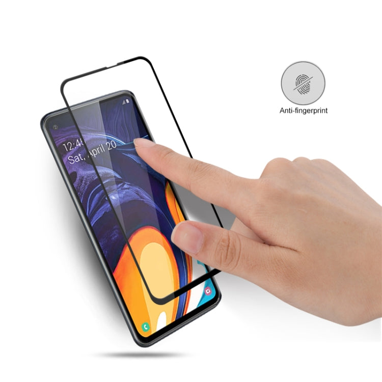 2Pcs mocolo 0.33mm 9H 2.5D Full Glue Silk Print Tempered Glass Film for Galaxy A60