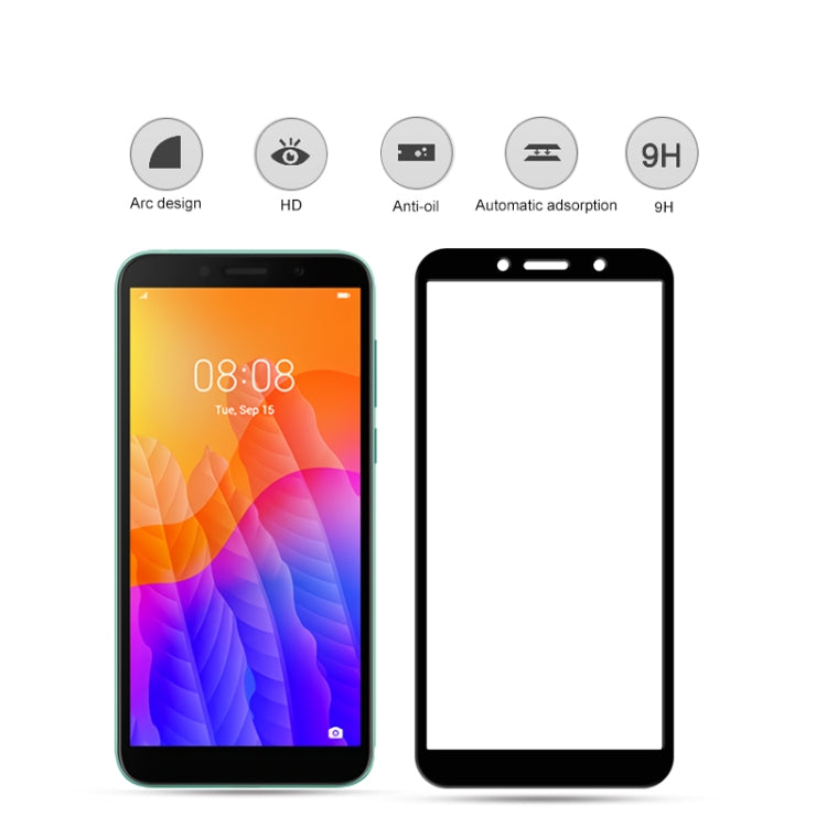 For Huawei Y5p mocolo 0.33mm 9H 2.5D Full Glue Tempered Glass Film, For Huawei Y5p
