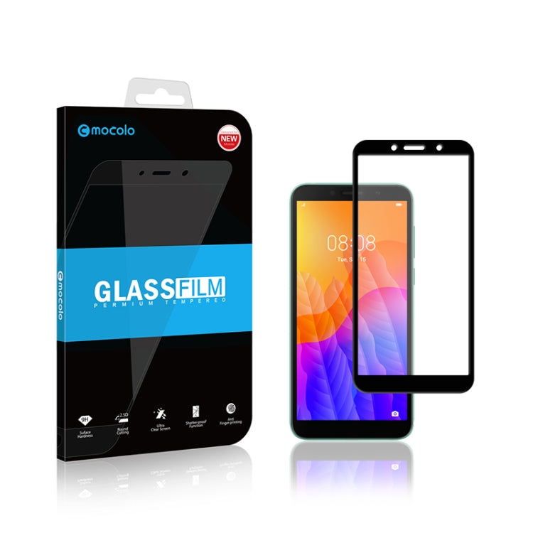 For Huawei Y5p mocolo 0.33mm 9H 2.5D Full Glue Tempered Glass Film, For Huawei Y5p