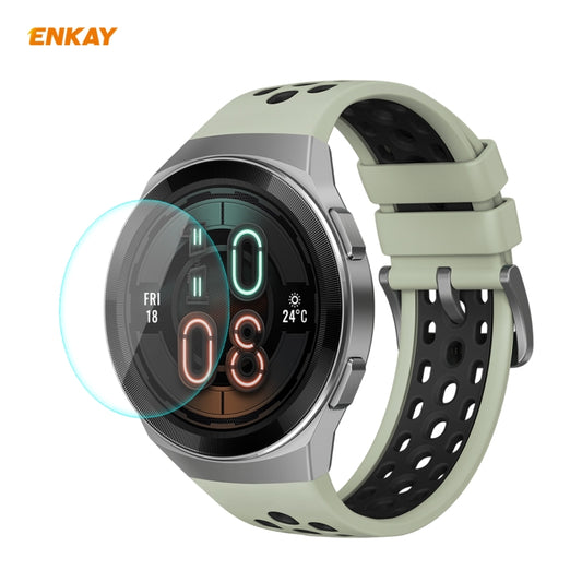 For HUAWEI Watch GT 2E 46mm Dynamic Edition ENKAY Hat-Prince 0.2mm 9H 2.15D Curved Edge Tempered Glass Screen Protector  Watch Film