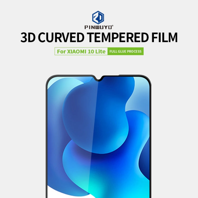 PINWUYO 9H 3D Curved Full Screen Explosion-proof Tempered Glass Film, For Xiaomi 10 Lite, For Xiaomi RedMi Note 9, For Huawei Honor 30/nova7, For Huawei Honor 30s/nova7se, For Huawei Enjoy Z 5G, For ViVO iQOO Z1, For OPPO Reno4, For Xiaomi RedMi Note9S...